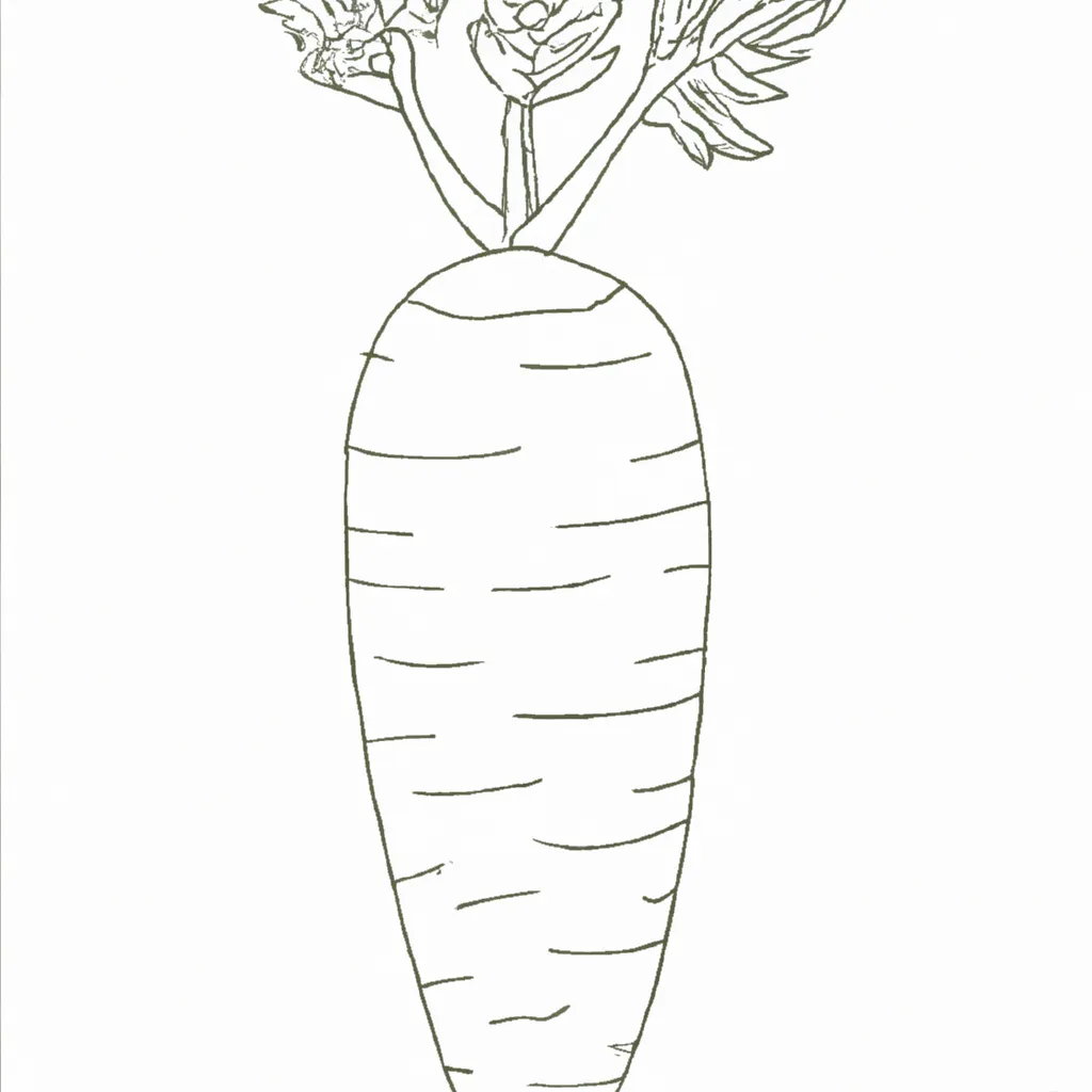 Desenhos de desenhos cenoura colorir divertir