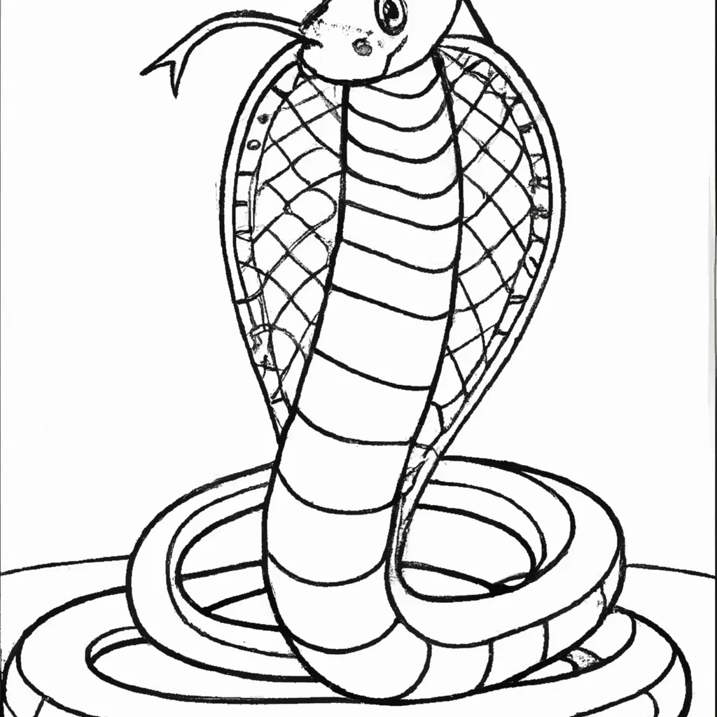 Desenhos de desenhos cobra