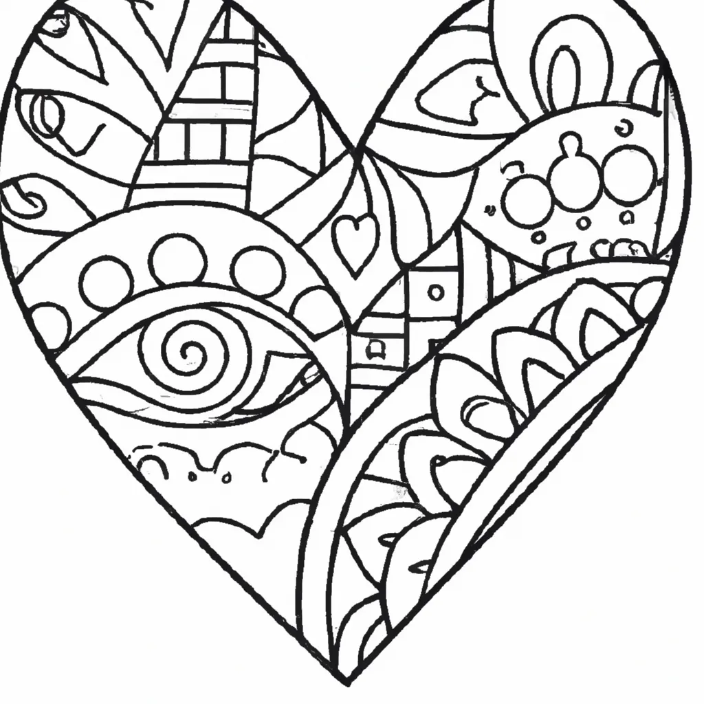 Desenhos de desenhos coracao