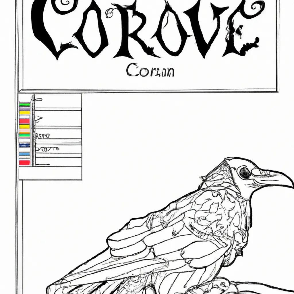 Desenhos de desenhos corvo
