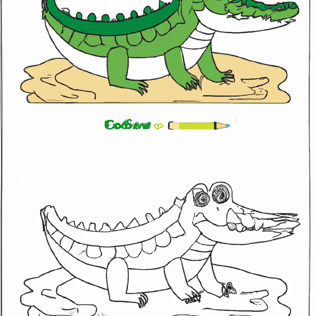 Desenhos de desenhos crocodilo