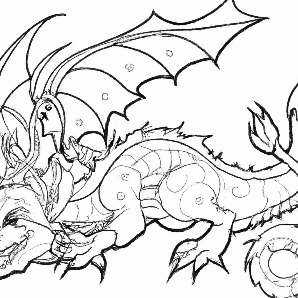 Desenhos de desenhos dragao