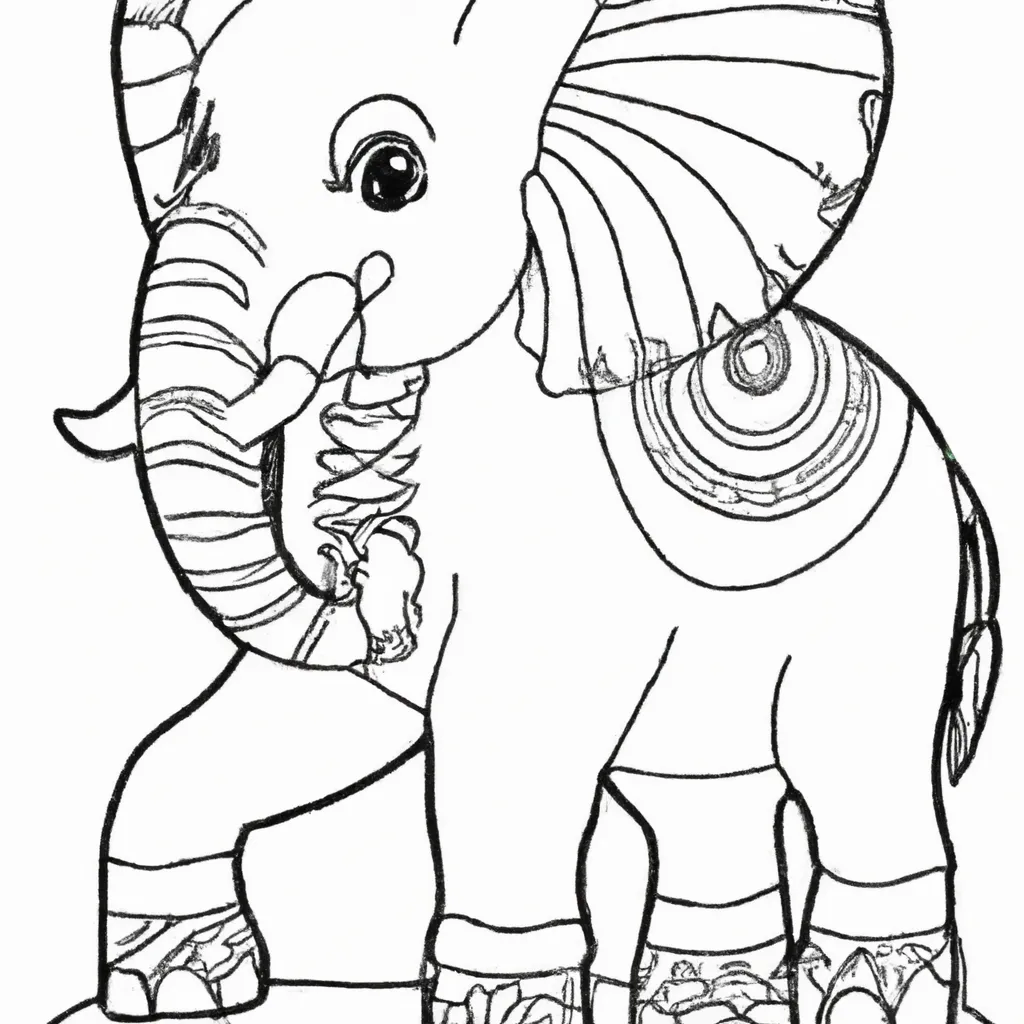 Desenhos de desenhos elefante arte infantil