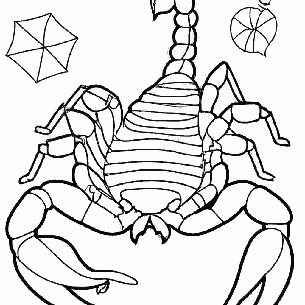 Desenhos de desenhos escorpiao