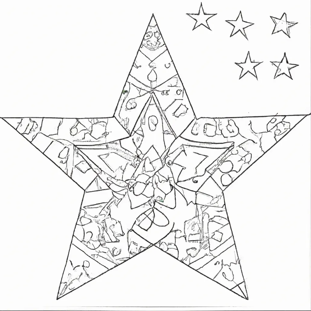 Desenhos de desenhos estrela 1