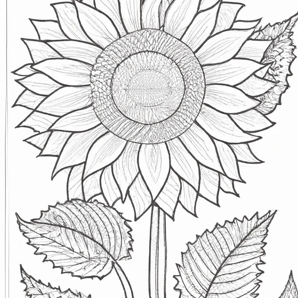 Desenhos de desenhos girassol flor sol