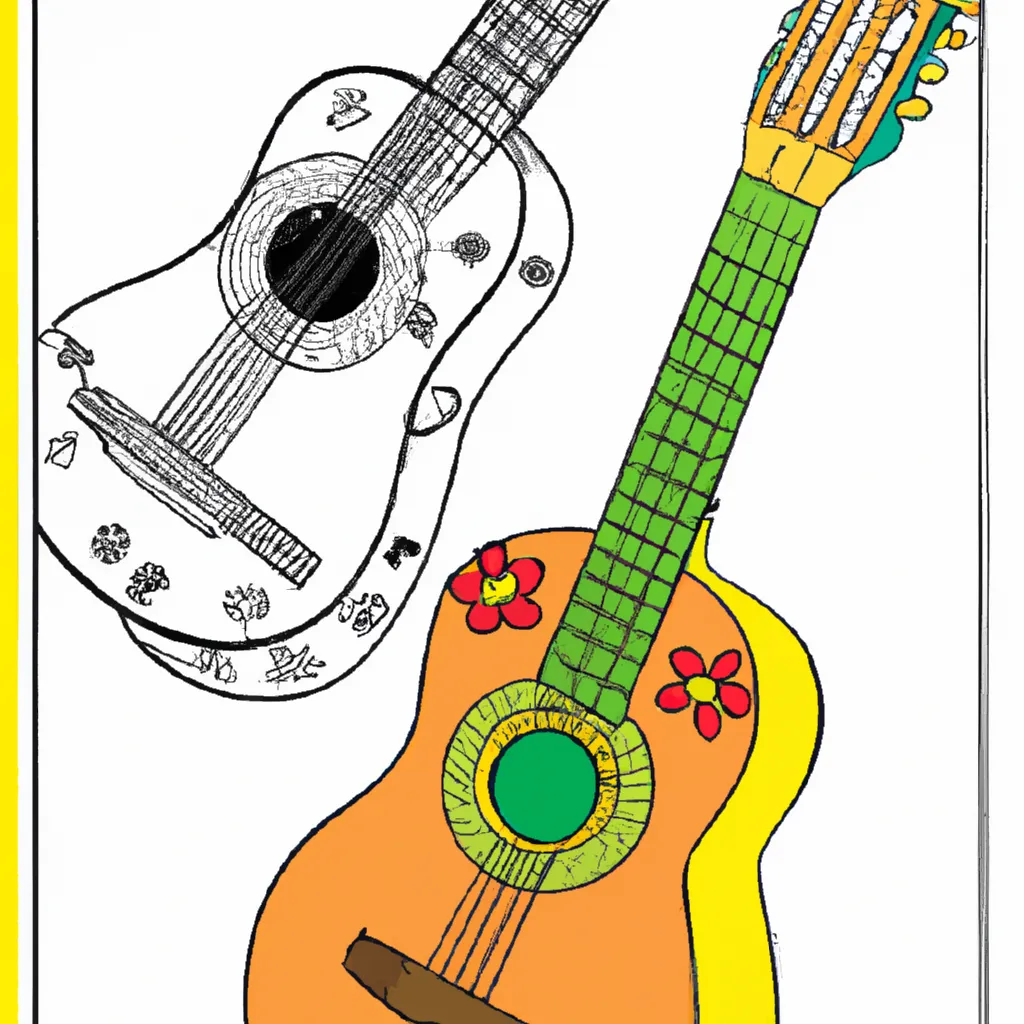 Desenhos de desenhos guitarra