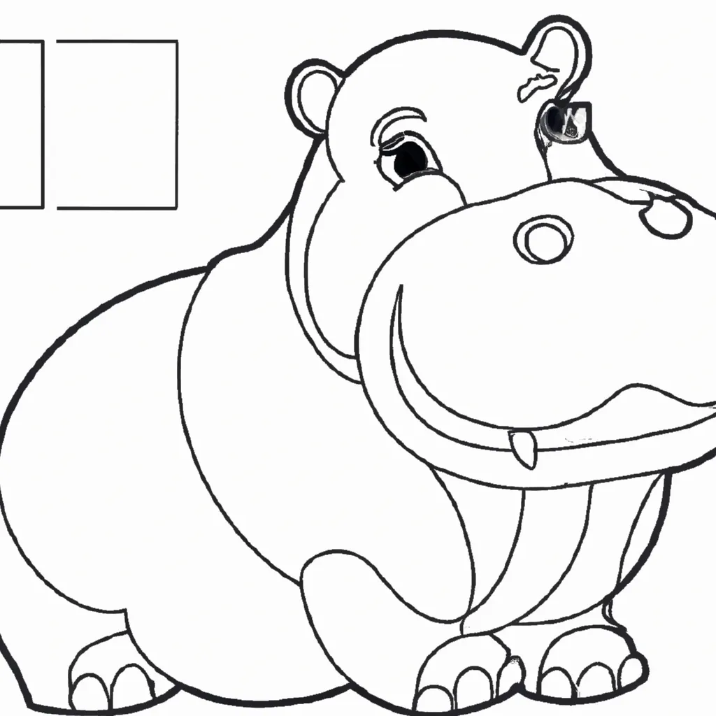 Desenhos de desenhos hipopotamo
