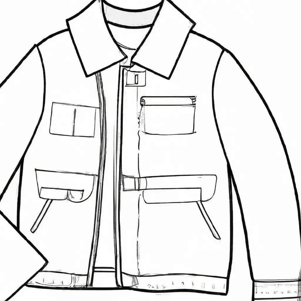 Desenhos de desenhos jaqueta