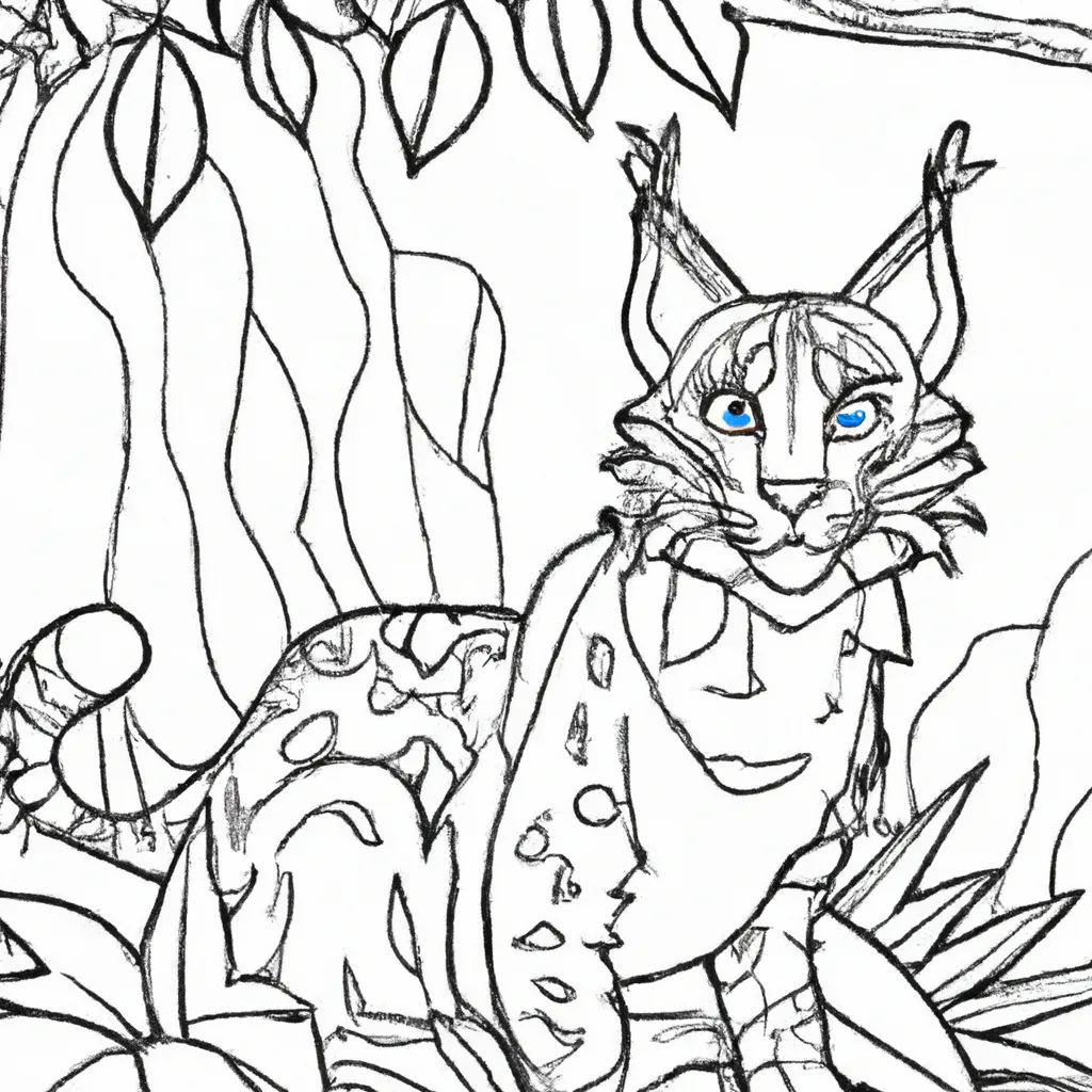 Desenhos de desenhos lince arte bichos fofos