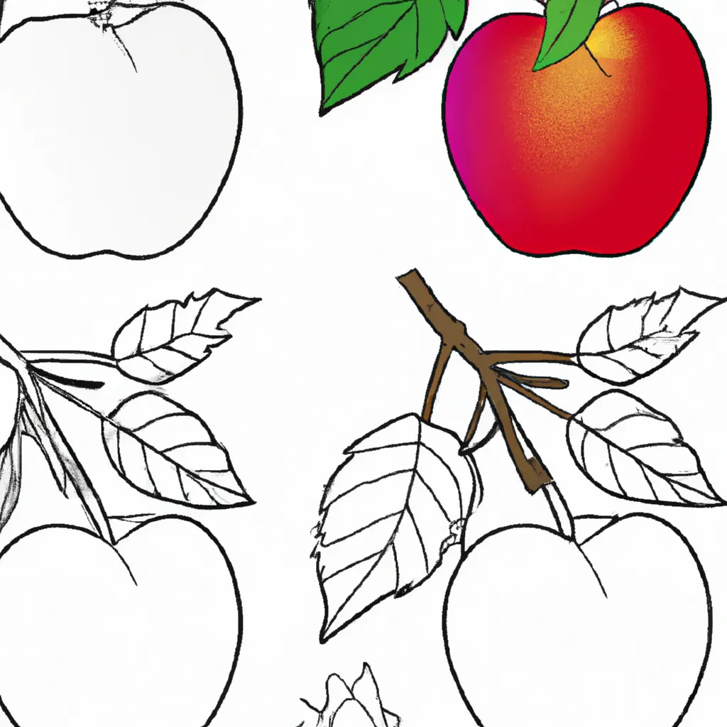 Desenhos de desenhos maca