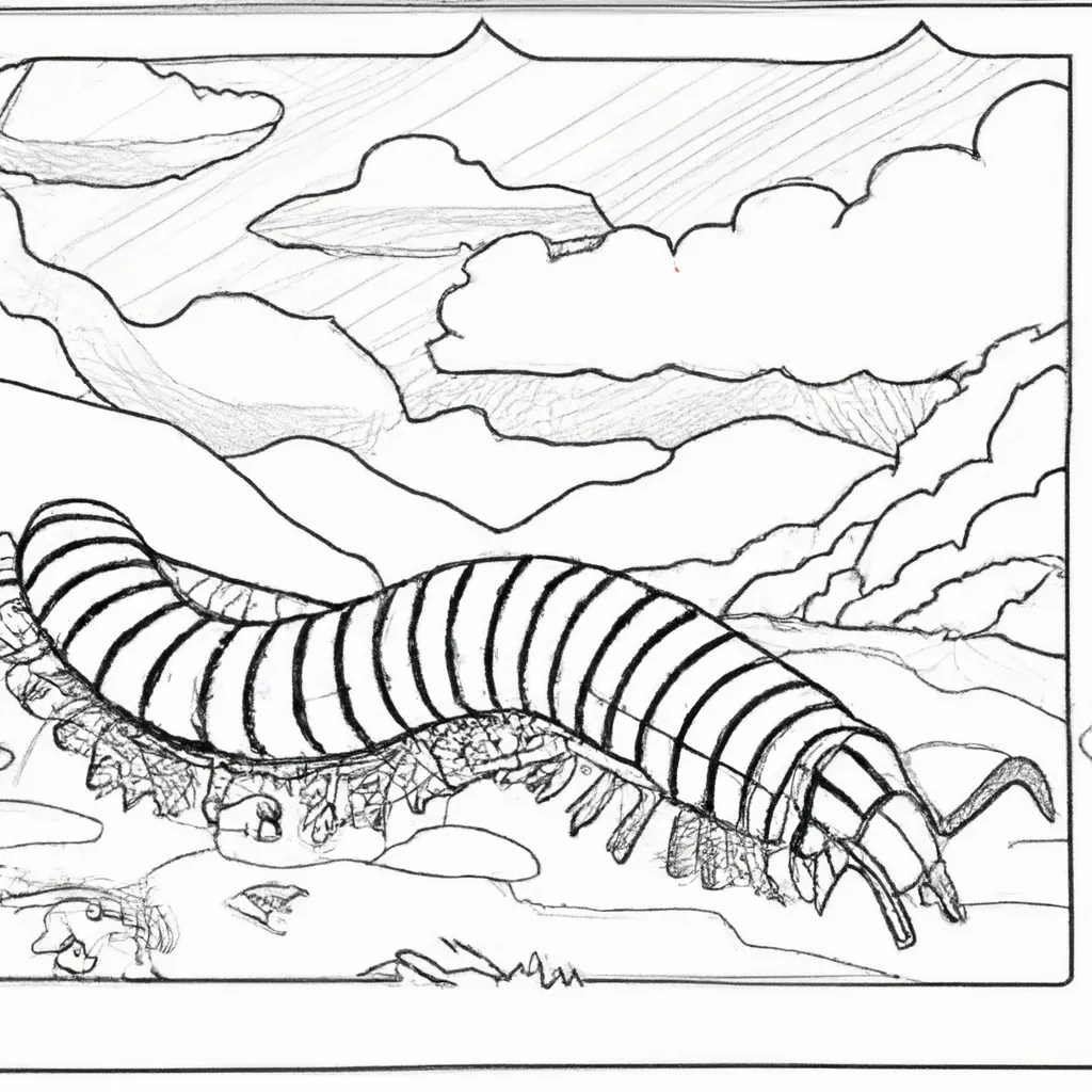 Desenhos de desenhos milipede
