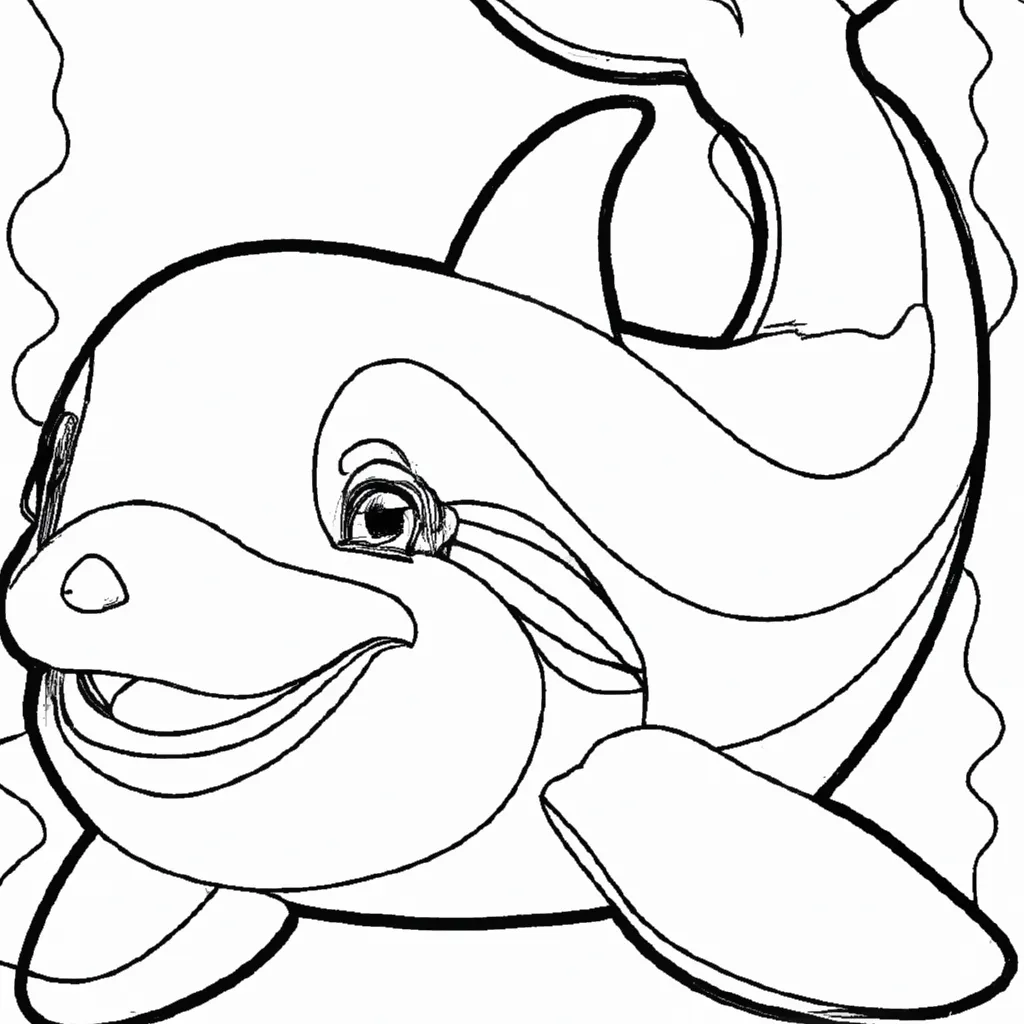 Desenhos de desenhos orca marinha arte bela