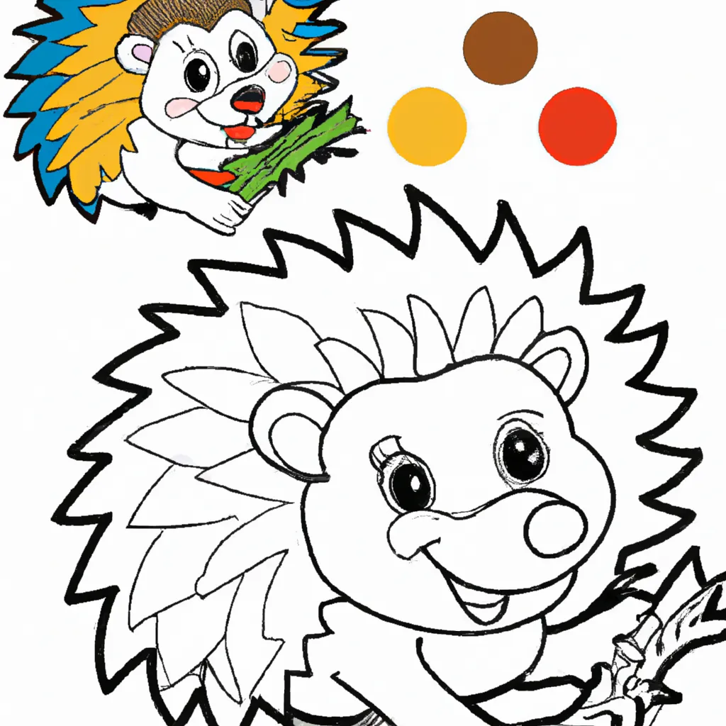 Desenhos de desenhos ourico fofos