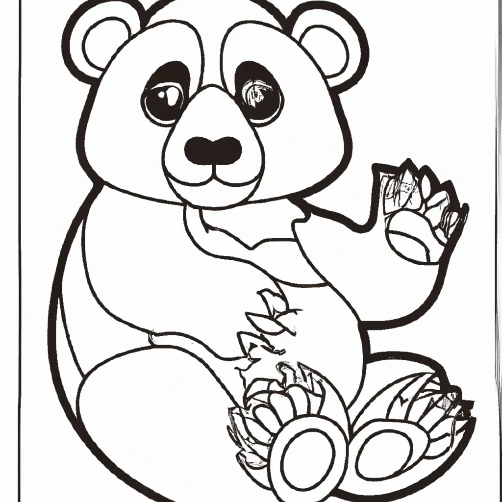 Desenhos de desenhos panda fofos divertidos