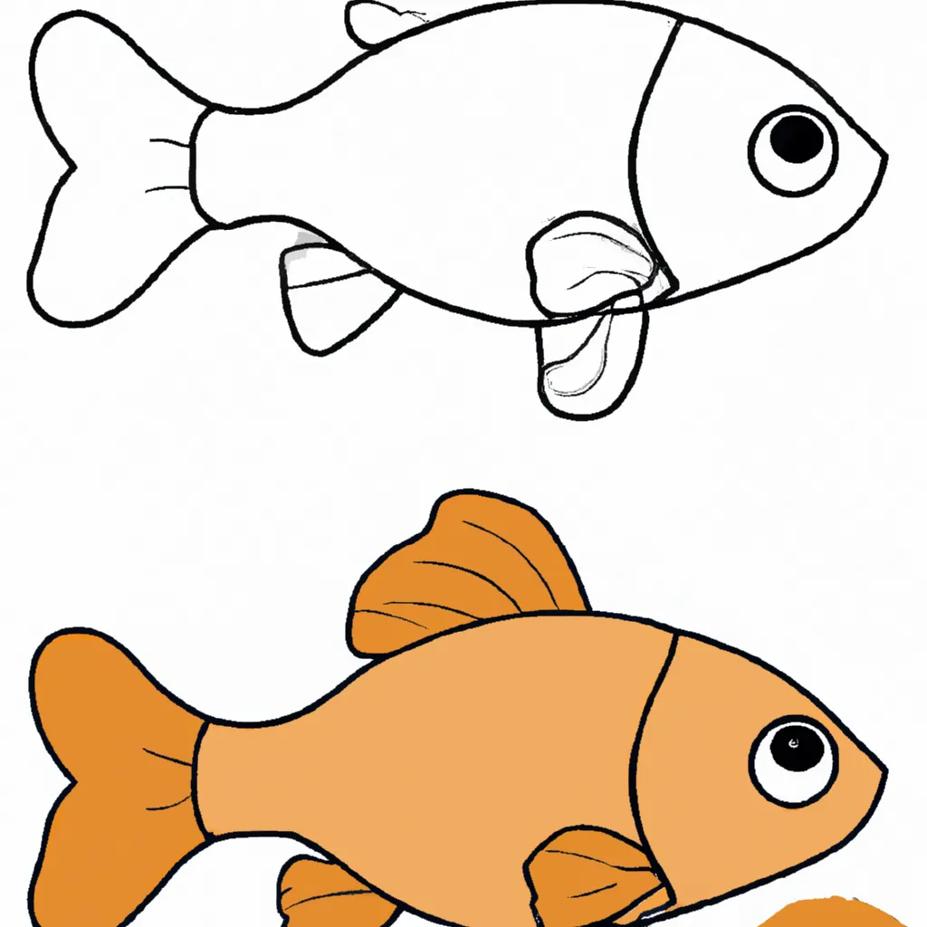 Desenhos de desenhos peixe cachorro