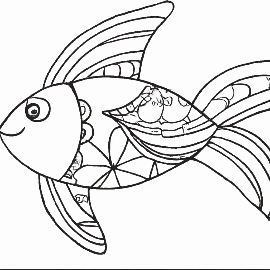 Desenhos de desenhos peixe lua