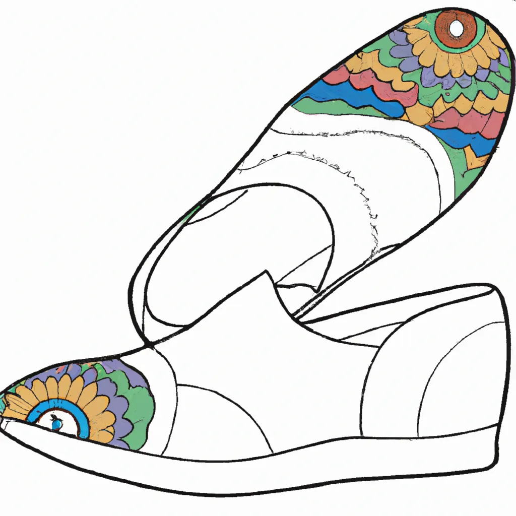 Adivinha o Sapato? Desafio de Colorir Divertido para Crianças! Desenhos de desenhos sapato