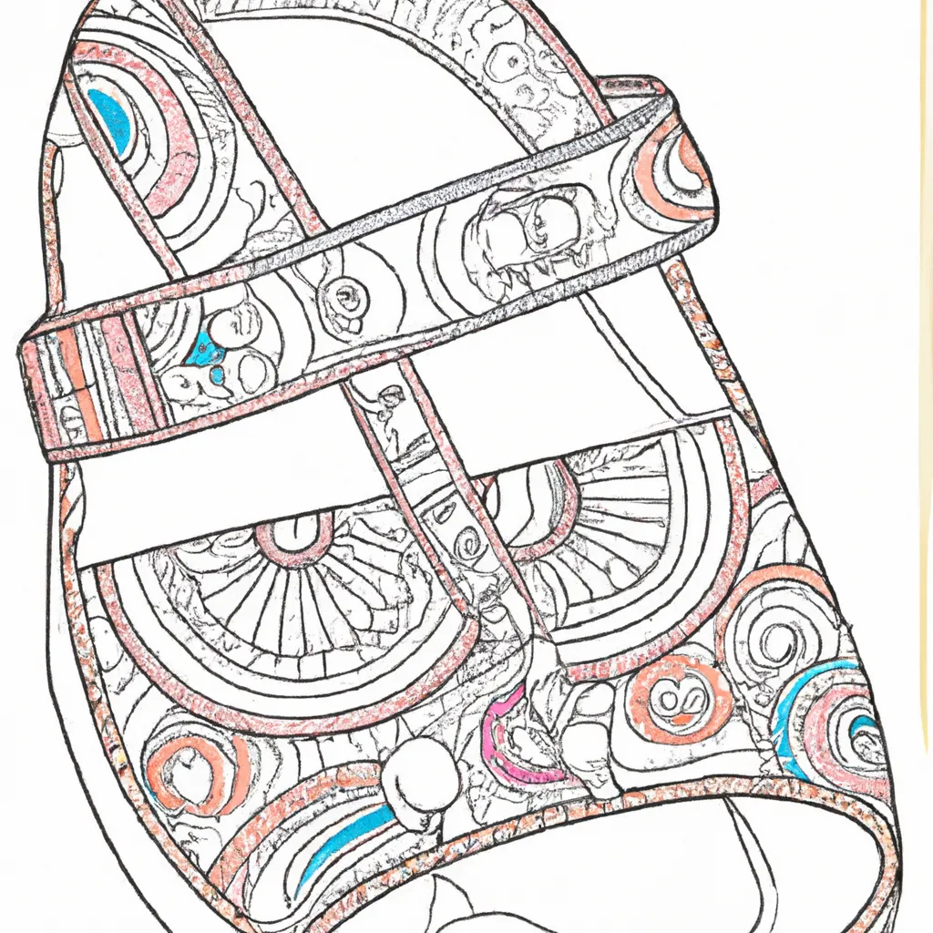 Desenho de Sapato para Colorir: Divertido! Experimente! Desenhos de desenhos sapatos calcados diversos estilos