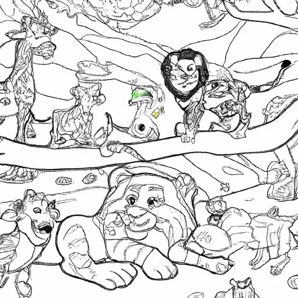 Desenhos de desenhos selva jungle ilustracoes