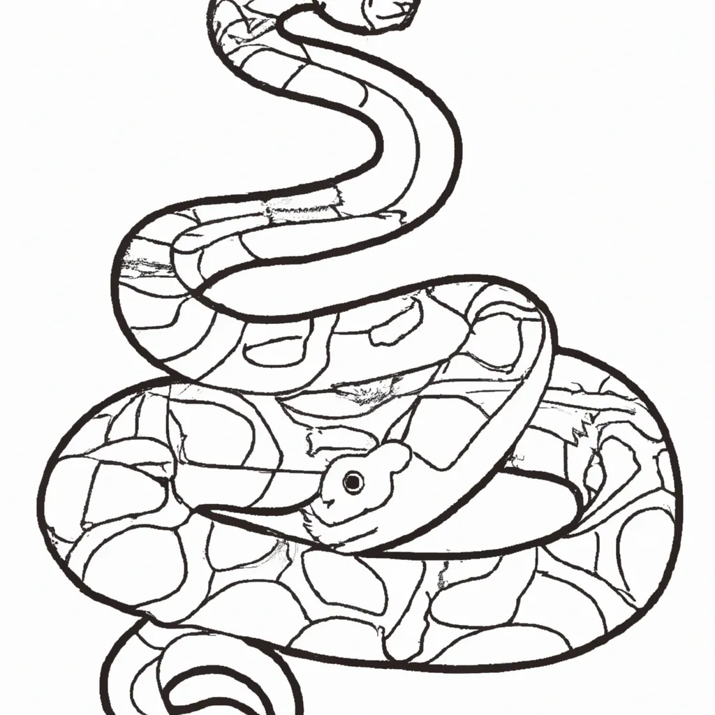 Desenhos de desenhos serpente