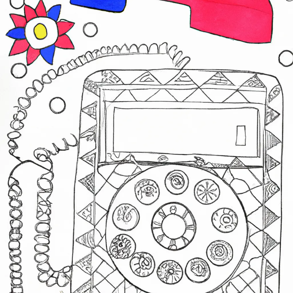 Desenhos de desenhos telefone