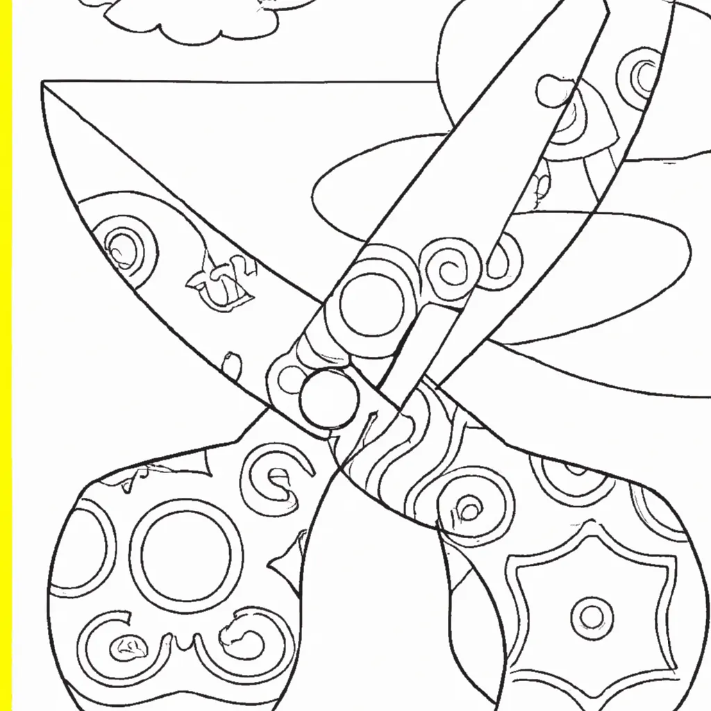 Desenhos de desenhos tesoura arte infantil