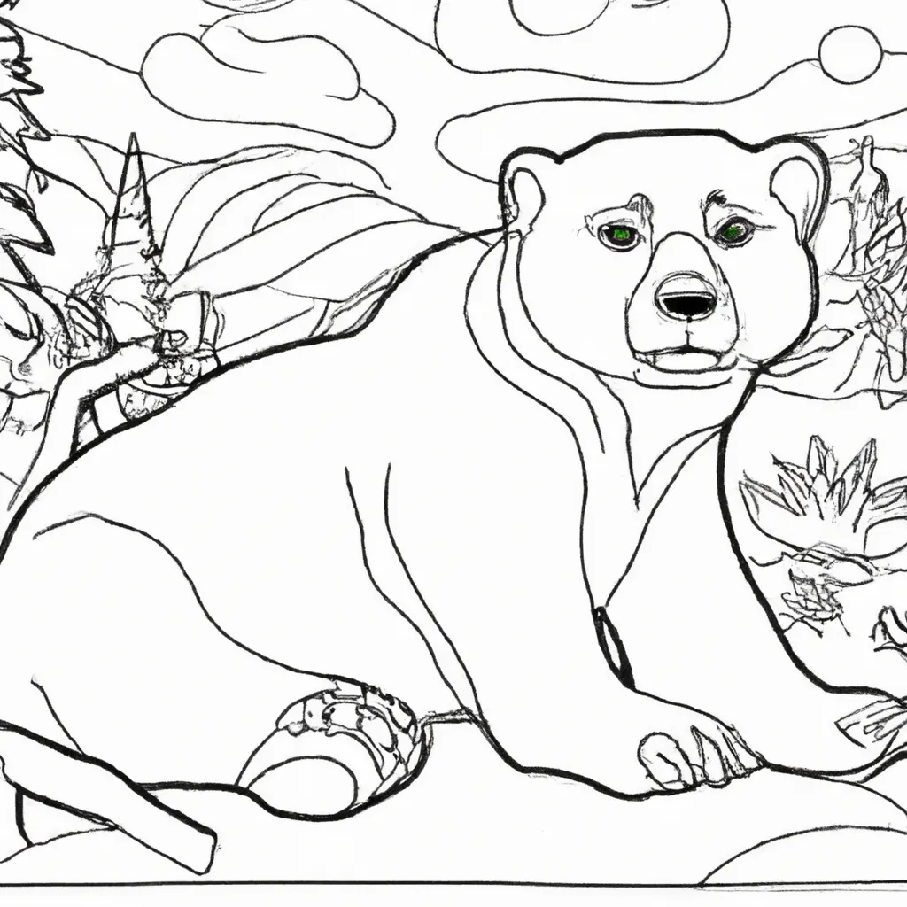 Desenhos de desenhos urso polar