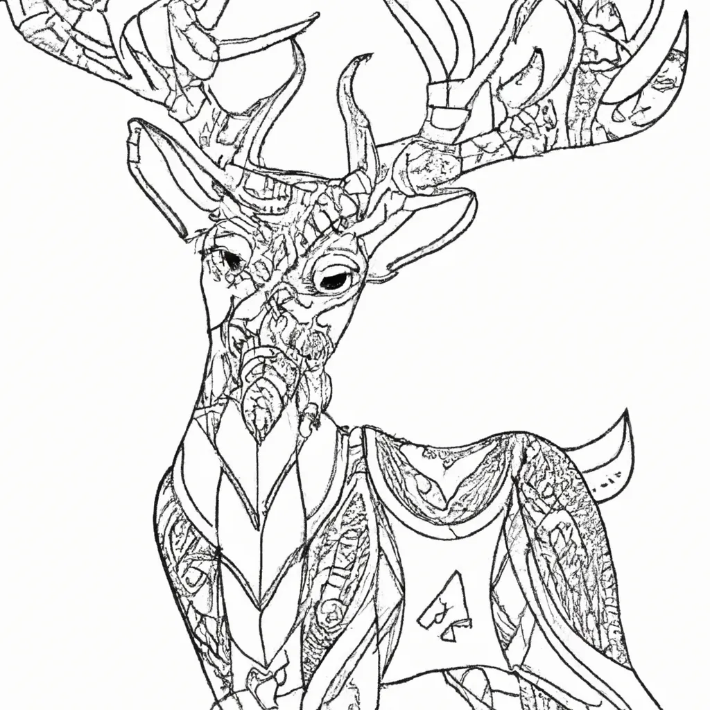 Desenhos de desenhos veado arte natureza