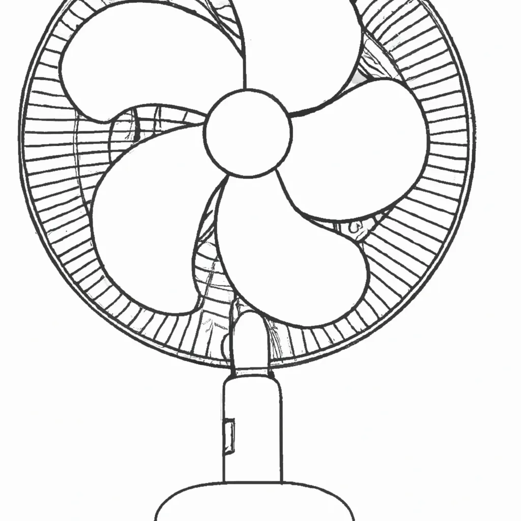 Desenhos de desenhos ventilador