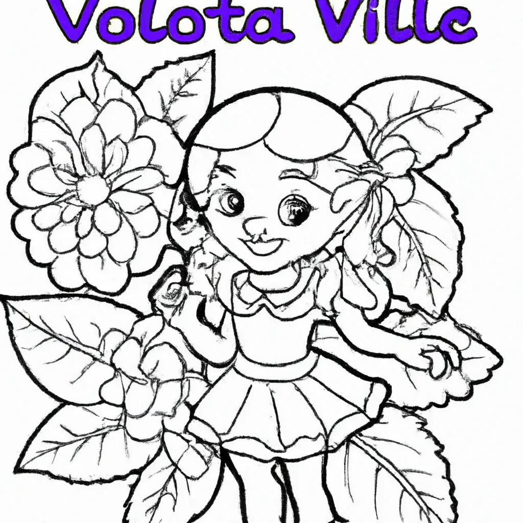 Desenhos de desenhos violeta 1