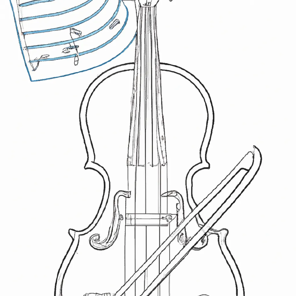 Desenhos de desenhos violino