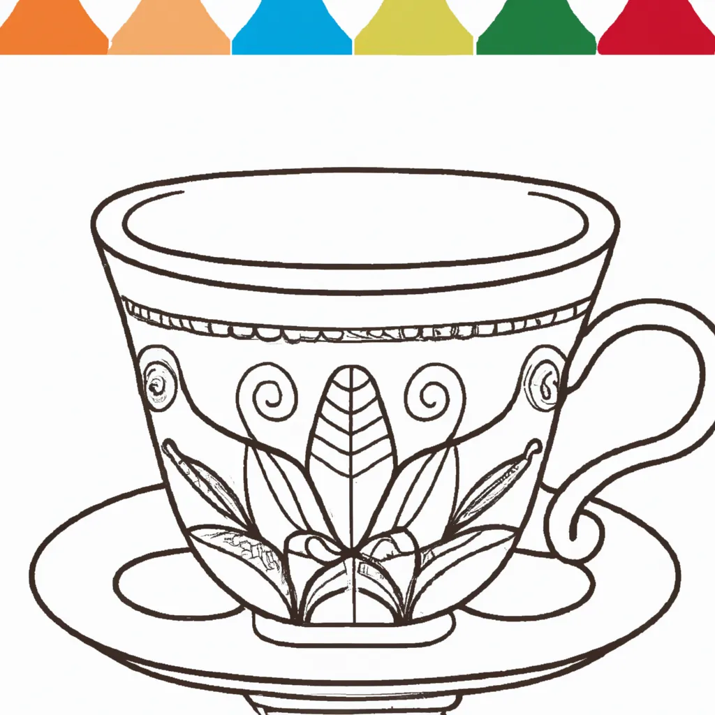 Desenhos de desenhos xicara criativos