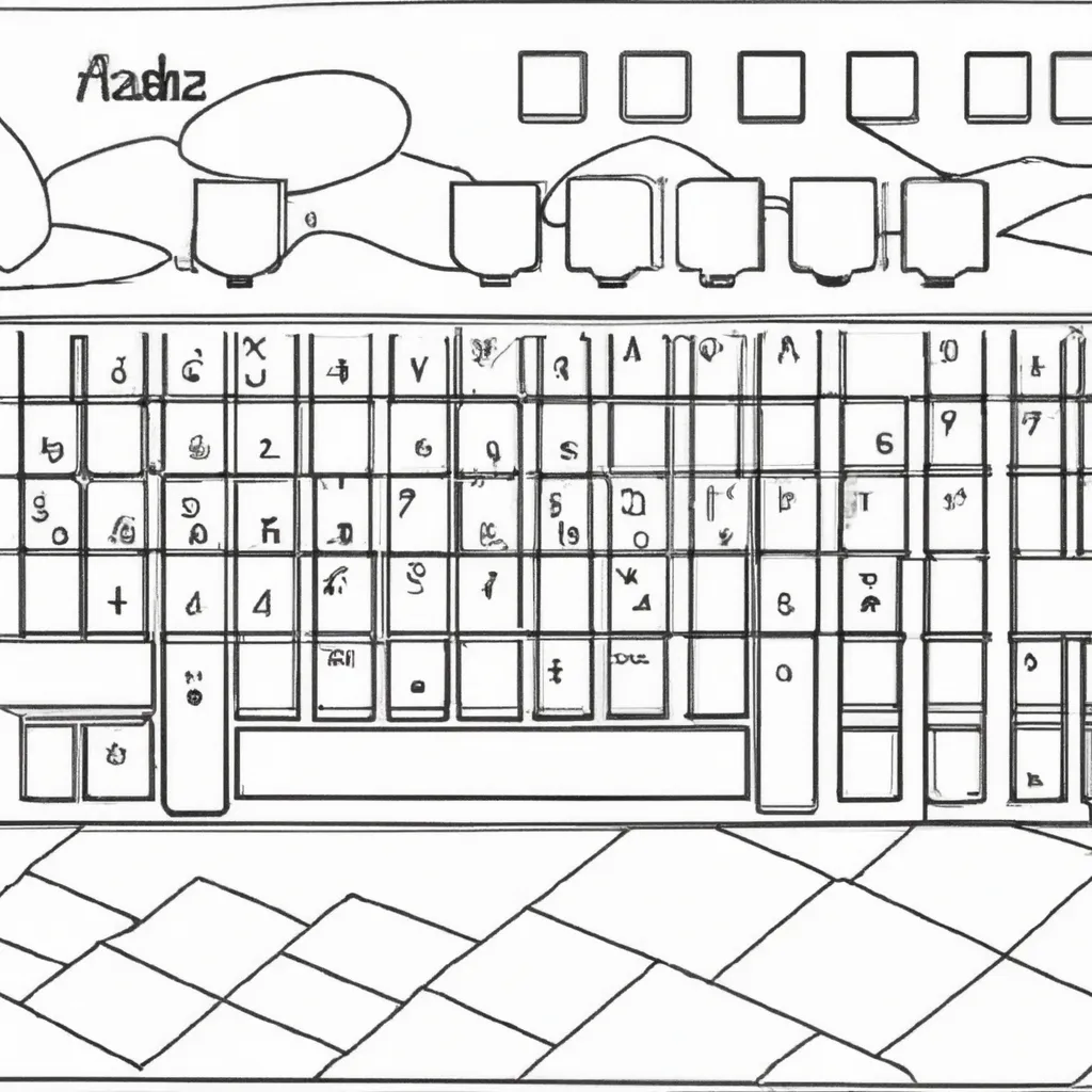 Desenhos de teclado desenho teclas arte tutorial
