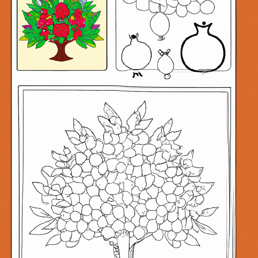 desenho de desenho arvore roma
