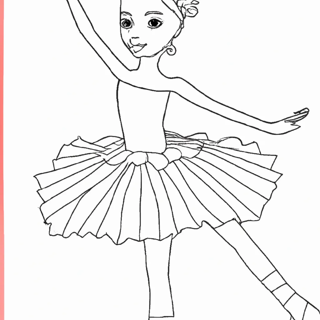 desenho de desenho bailarina