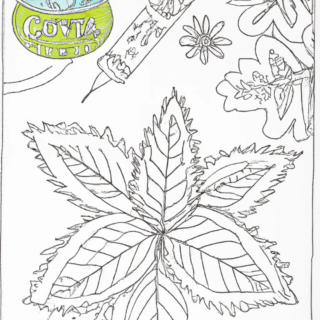 desenho de desenho erva mate