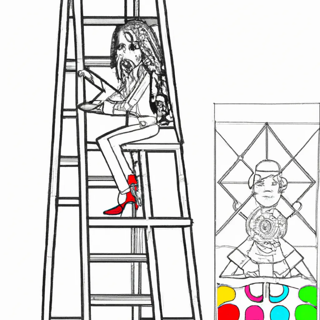 desenho de desenho escada arte criativa inspiracao