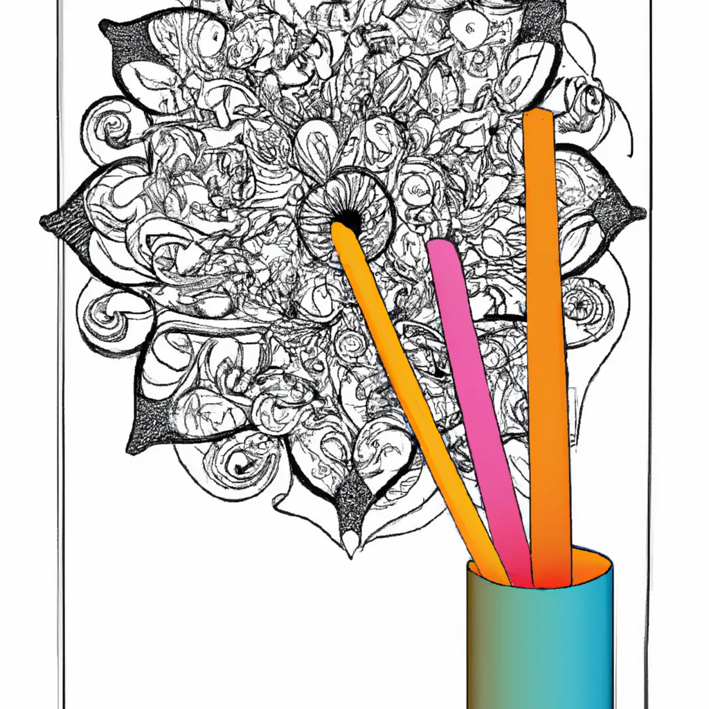 desenho de desenho incenso arte ritual sagrado