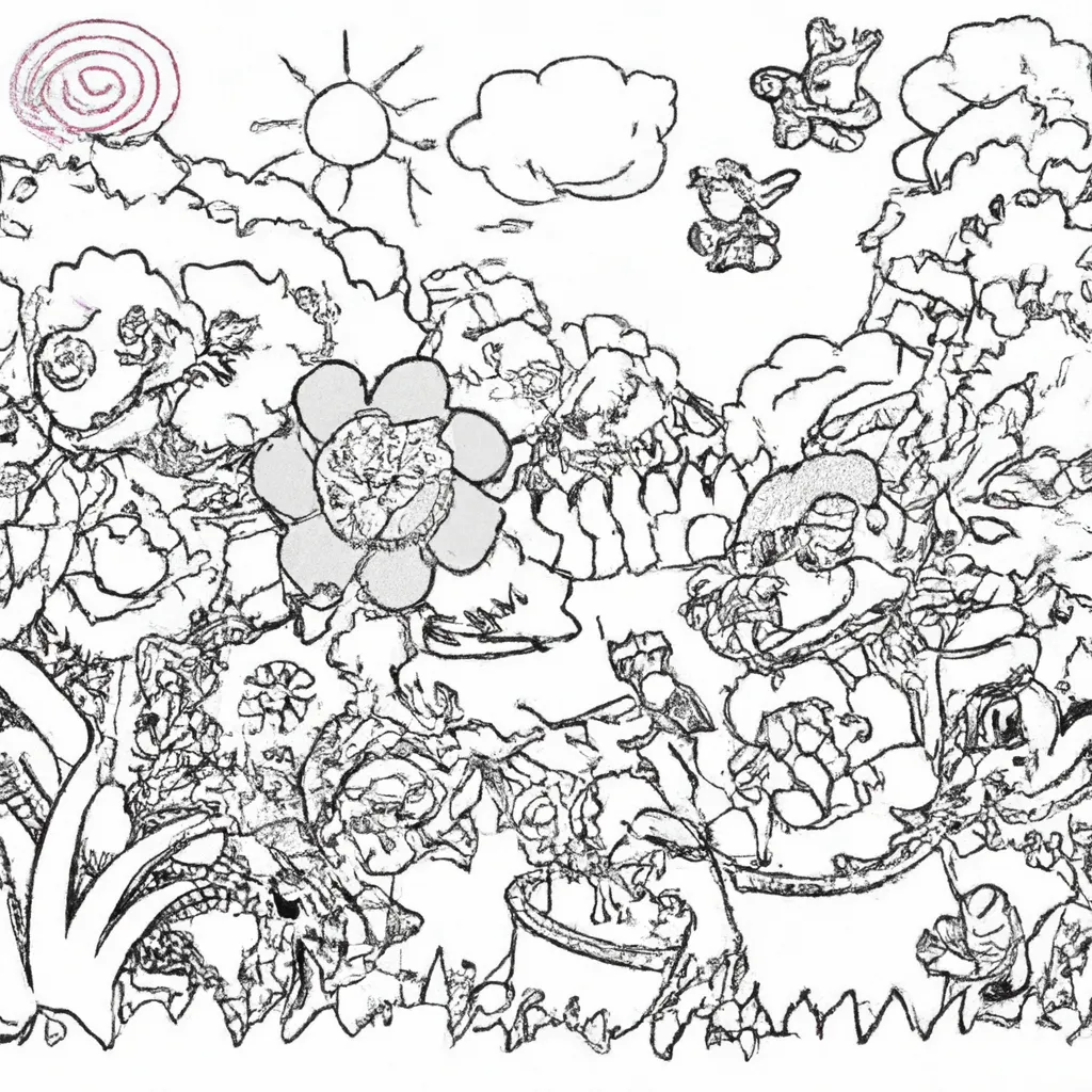 desenho de desenho jardim ideias criativas decorar