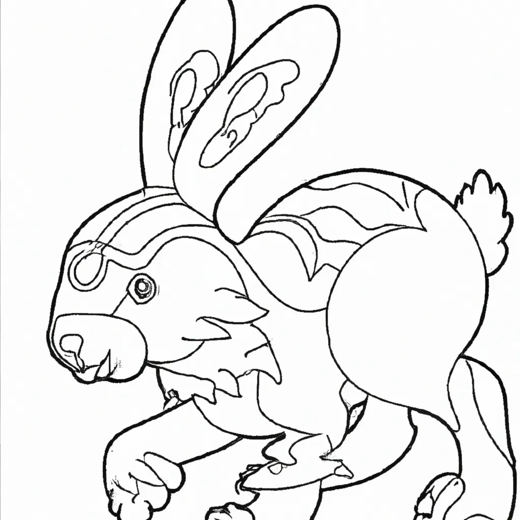 desenho de desenho lebre corrida animacao ilustracao