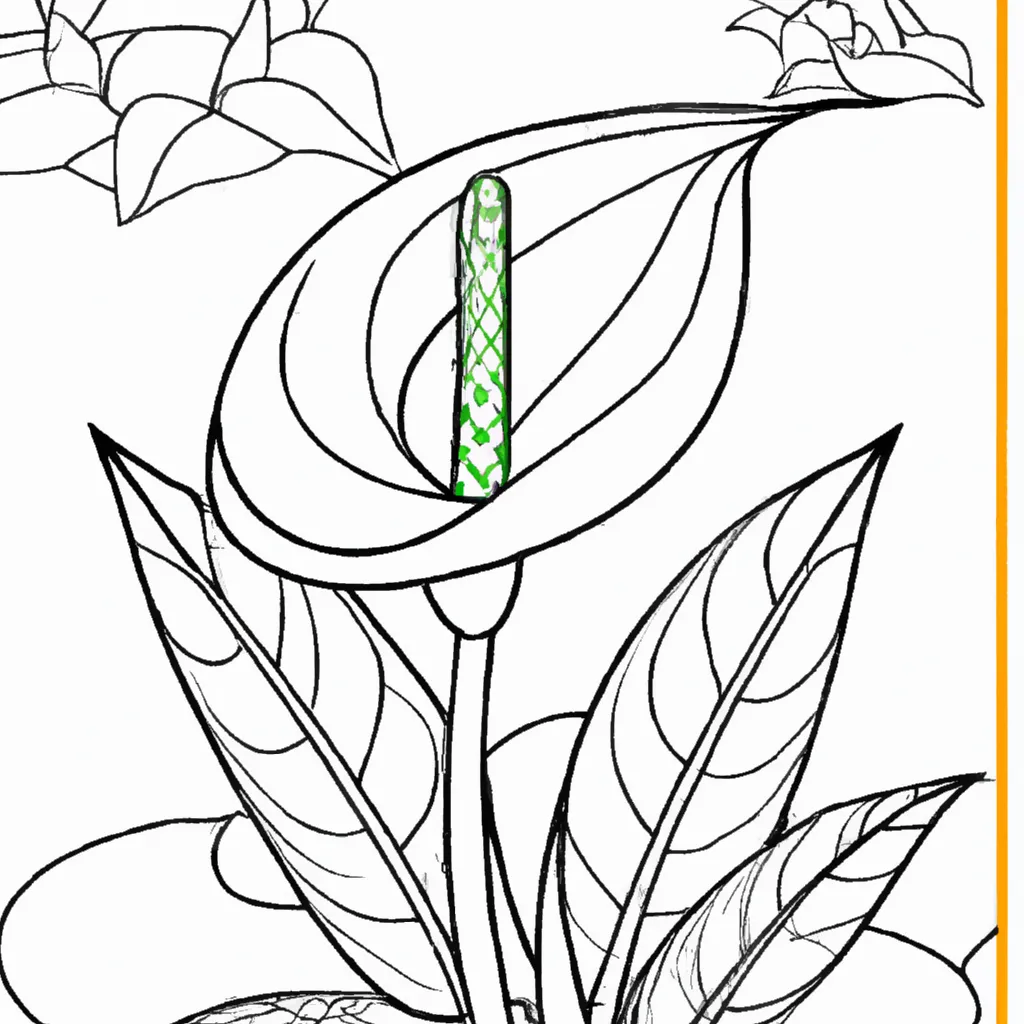 desenho de desenho lirio paz