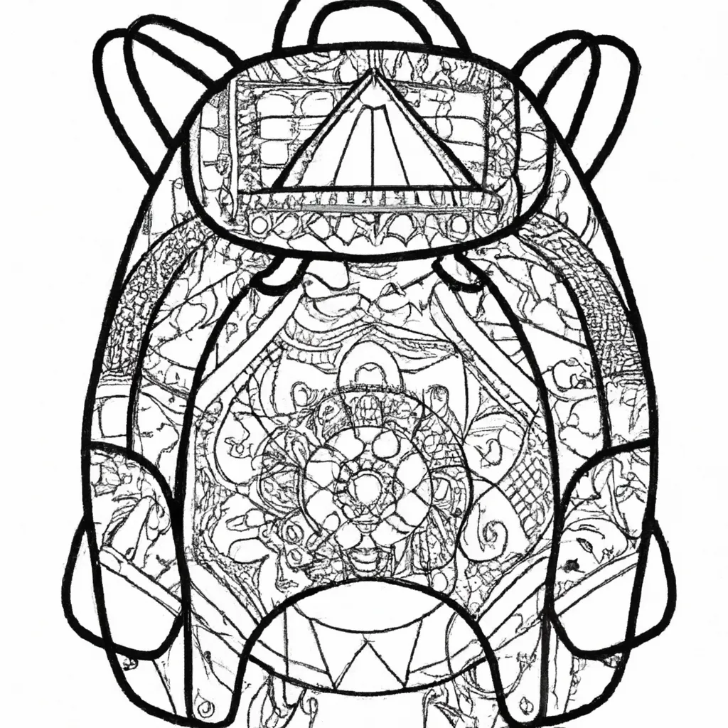 desenho de desenho mochila ideias criativas