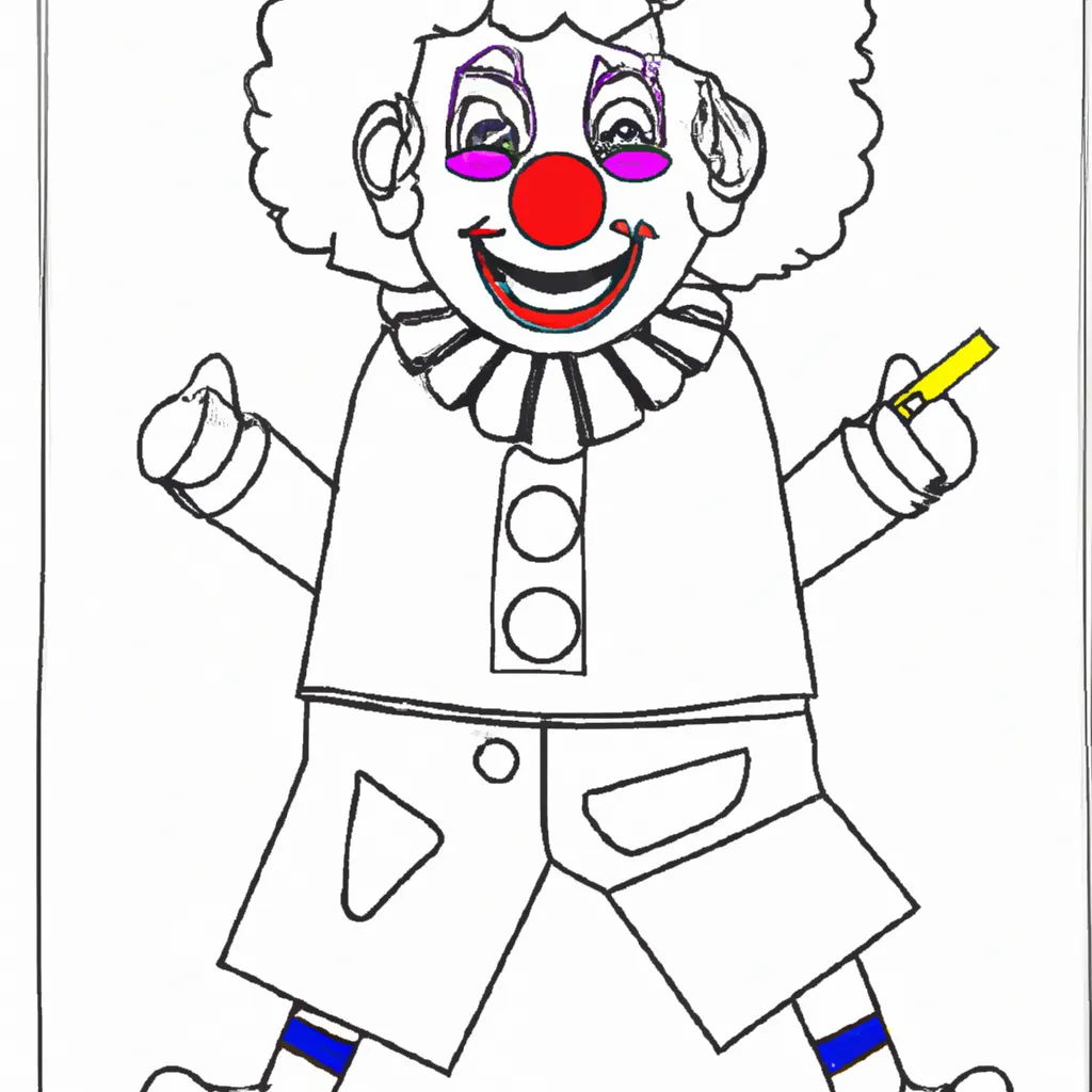 desenho de desenho palhaco
