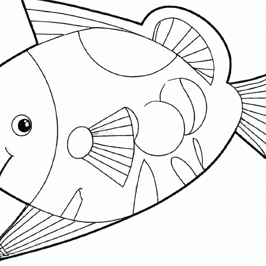 desenho de desenho peixe anjo