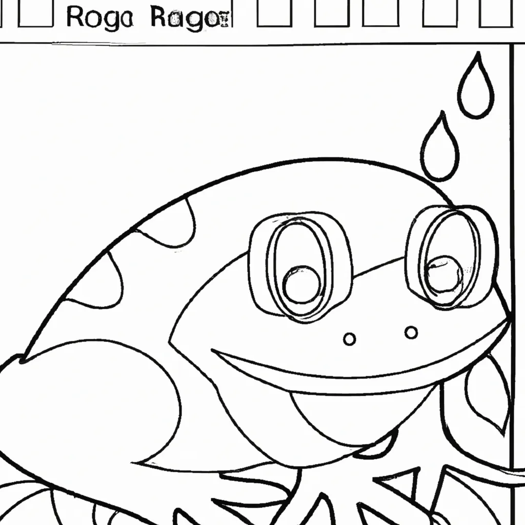 desenho de desenho ra animal fofo divertido