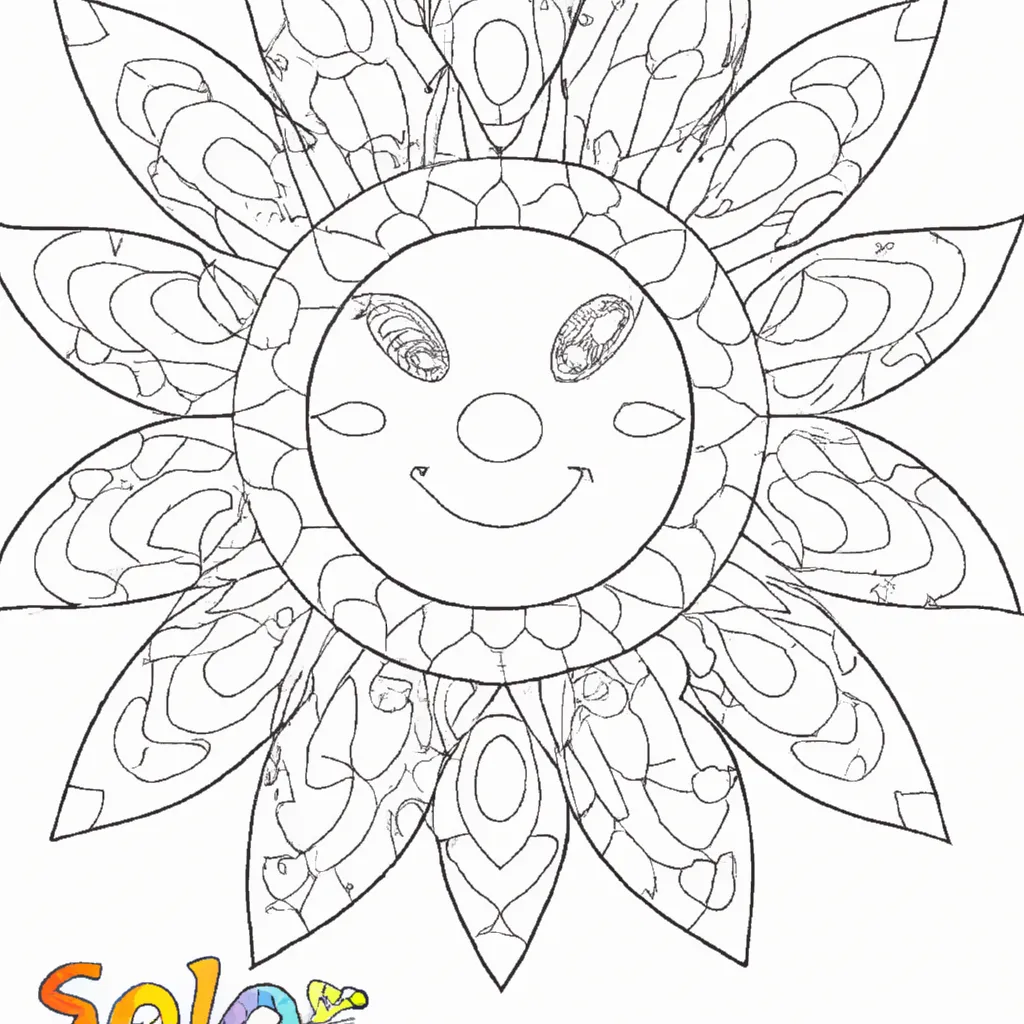 desenho de desenho sol inspiracao arte cor