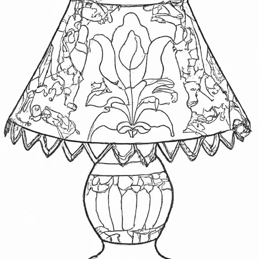 desenho de desenhos abajour iluminacao decoracao
