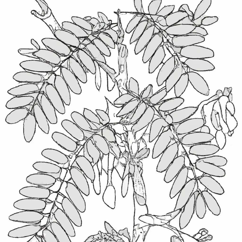 desenho de desenhos acacia