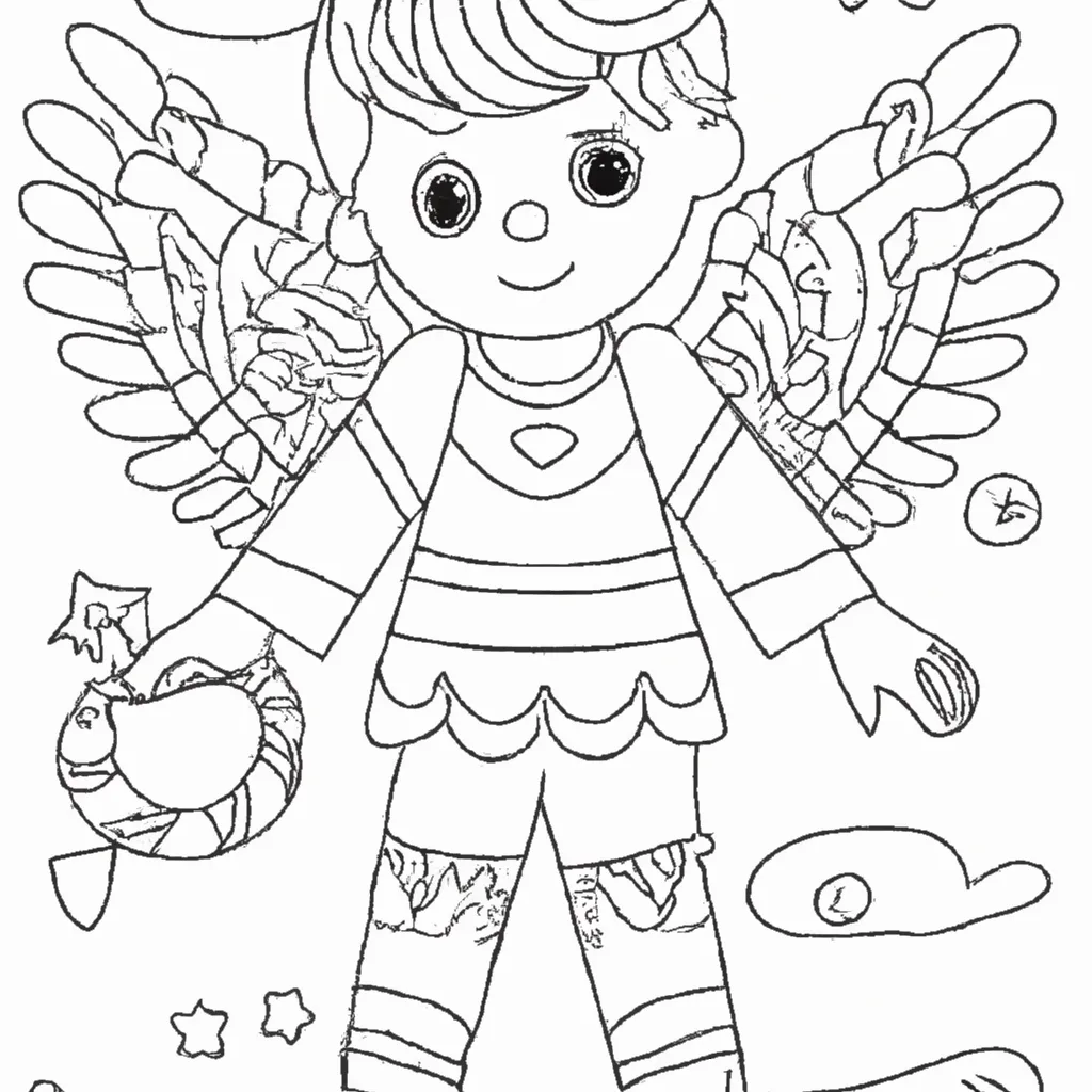 desenho de desenhos anjo